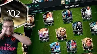 Unbelievable Full Legendary Squad in FIFA Mobile 18! 102 OVR Ronaldo, Messi, and More!