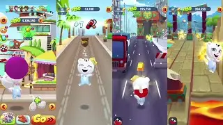 Talking Tom Gold Run 2025: Polar Bear Angela Gameplay 