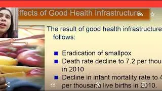 Effect of improvement in Health Infrastructure/Indian Economic Devlopment/Vedio 5/Class 12/Economics