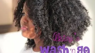 How To | Akina's Wash 'n Go