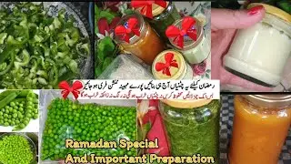 Ramadan preparation for 2026|Pre prep Ramzan Preparation|Iftar And Sehri Recipe|@LifestyleWithSafa 