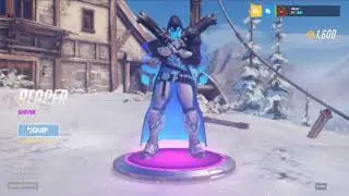 I open 15 Overwatch Winter Wonderland loot boxes