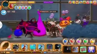 Larva heroes fight all boss in master mode : captain Franken,wolfman,captain Pirrio,and Locky