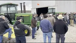 JD 4455 2WD with 7434 Hours Sells on Kentucky Farm Auction - Hot Bidding