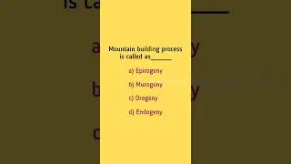 Mountain building process | Geology | Geochangers | Geology In Tamil | #shorts