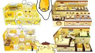 #how Miniature pompompurin vs Gudetama&hearts; Sario Yellow Character Confrontation&hearts;House vs shop