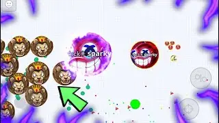 BEST DUO TAKEOVER 🥶 (AGAR.IO MOBILE) -Ft. Veck Shoota
