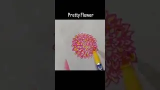 Easy Draw of Pretty Flower Dehliya for beginners by Freehand sketching #Sketching and Artwork 🎨🖌️