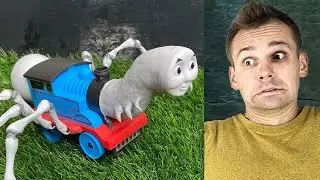 Salvé al Tren Thomas EXE con mi Dron y un Antídoto! | RayMik Español