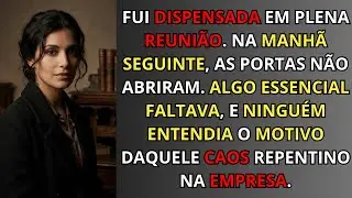 Fui dispensada na reunião. Na manhã seguinte, o prédio não abriu