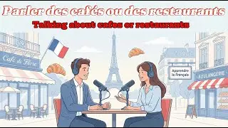 Learn French at the Caf&eacute; & Restaurant | A1 French Conversation Podcast (Slow & Easy) | Shadowing