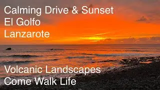 Lanzarote Driving Through Volcanic Landscapes of Los Hervideros & El Golfo