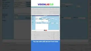 VisionLab 2.0 - How to change test price