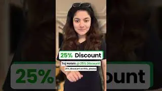 Taj Hotels @25% Discount