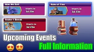 Coc Upcoming Rain Of Fire, How We Roll And Shake & Break Event Confirm Rewards