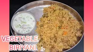 சுவையான வெஜ் பிரியாணி/VEGETABLE BIRIYANI/TASTY & SIMPLE LUNCH RECIPE /ONE POT RECIPE ..