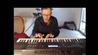 Take on me, by A-ha, keyboard cover.