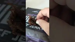Max jerky Sichuan chili crisp beef jerky review