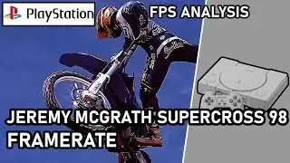 Jeremy McGrath Supercross 98  |  Playstation  |  Frame Rate Test