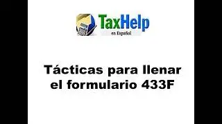 Formulario 433F del IRS