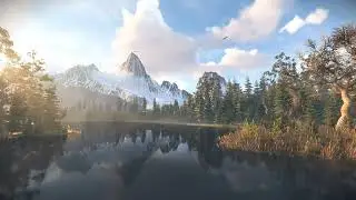 Lake Scenery - Landscape composition made with Unity