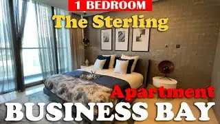 Inside 1 bedroom apartment in Sterling Tower in Business Bay Dubai