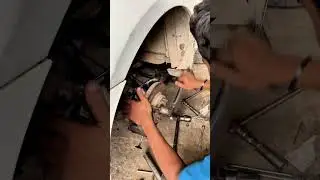 Wheel hub check Nut Tightening! #wheelnuts #wheelbearing #wheelhubchecknut #rxmechanic #mechaniclife