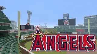MLB MINECRAFT BASEBALL STADIUM ANGELS STADIUM