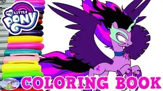 My Little Pony Coloring Book Midnight Sparkle MLP Twilight Surprise Egg and Toy Collector SETC
