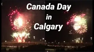 Canada Day 2021 fireworks in Calgary I goltoo