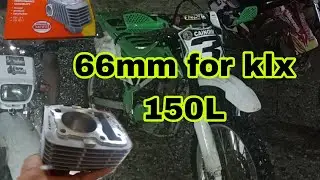 66mm for klx 150L test drive