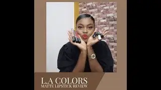 L. A Colors Matte Lipstick Review