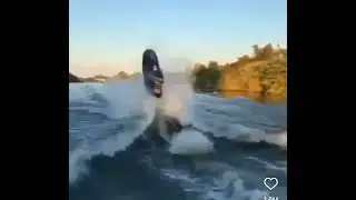 Guy Does Insane Back Flip On Jet Ski In Ocean