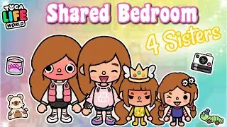 Shared Bedoom 4 Sisters Toca Life World Toca Boca