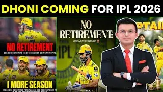 MS DHONI FOR IPL 2026 | MSD has given no retirement hints, he's likely to play next season