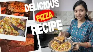 Delicious Veg Pizza in our new IFB 30BRC4 Microwave Oven
