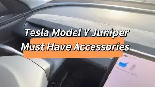 Tesla Model Y Juniper Must Have Accessories.#tesla #modelyjuniper#accessories