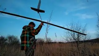 TG-120 maiden flight (3d printed fuselage v0.2)