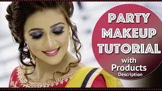 Party Makeup Tutorial | Step By Step Face Makeup Tutorial With Smokey Eyes | Krushhh by Konica