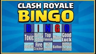 Getting a BINGO in Clash Royale