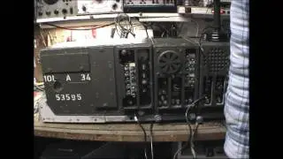 SCR-508 Автомобильная радиостанция времен Второй мировой войны.