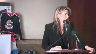 Sandra Carusi MC at Joey's party; comedy