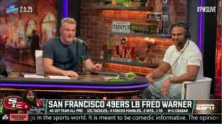 Fred Warner on TALKING TRASH w/ Travis Kelce, Robert Salah's RETURN & MORE 🏈 | The Pat McAfee Show