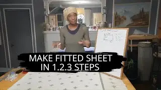 MAKING A FITTED SHEET IN 1.2.3 SIMPLE STEPS