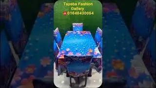 3D dining table cover ☎️01646430064 #tablacover #cover #dinningchair #reels #luxury #everyone