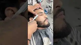 L Shape Beard Cut For ❤️ #beard #beardstyle #beardcut #hairsalon #sahilbarber #shorts #hairdresser