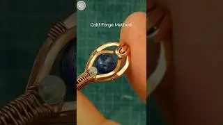 How to make wire wrap pendant #shorts #wirewrapping