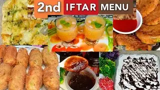 Second Iftar Complete Menu Recipes 2025 | 2nd Iftar Menu Ideas By Zainab Tarka