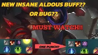 SECRET ALDOUS BUFF? OR IS IT JUST A BUG?? WATCH AND FIND OUT
