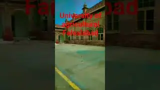 My first entry test in UAF university of agricultural Faisalabad 🙂❤️ main campus